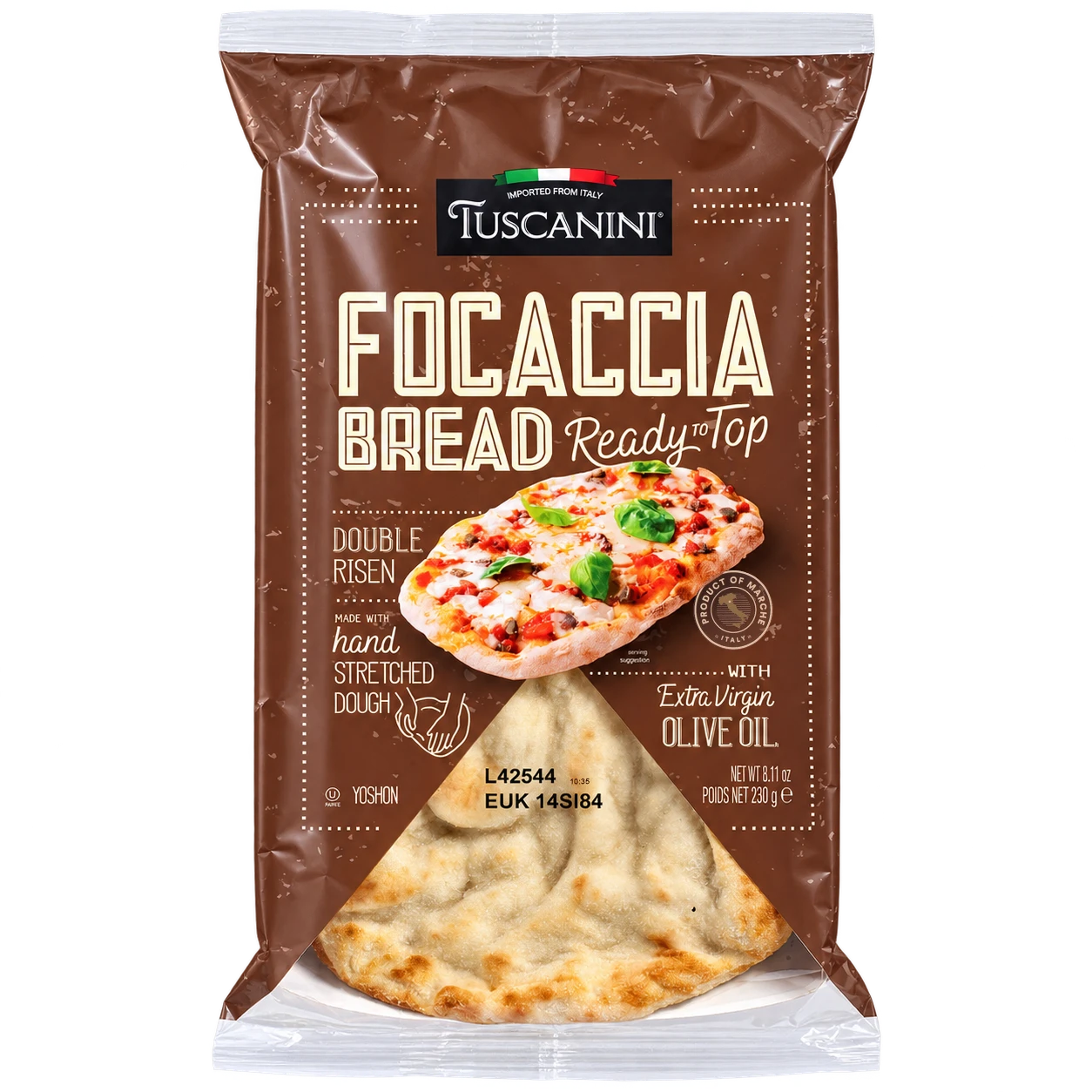 Focaccia Bread — enhanced original product photograph