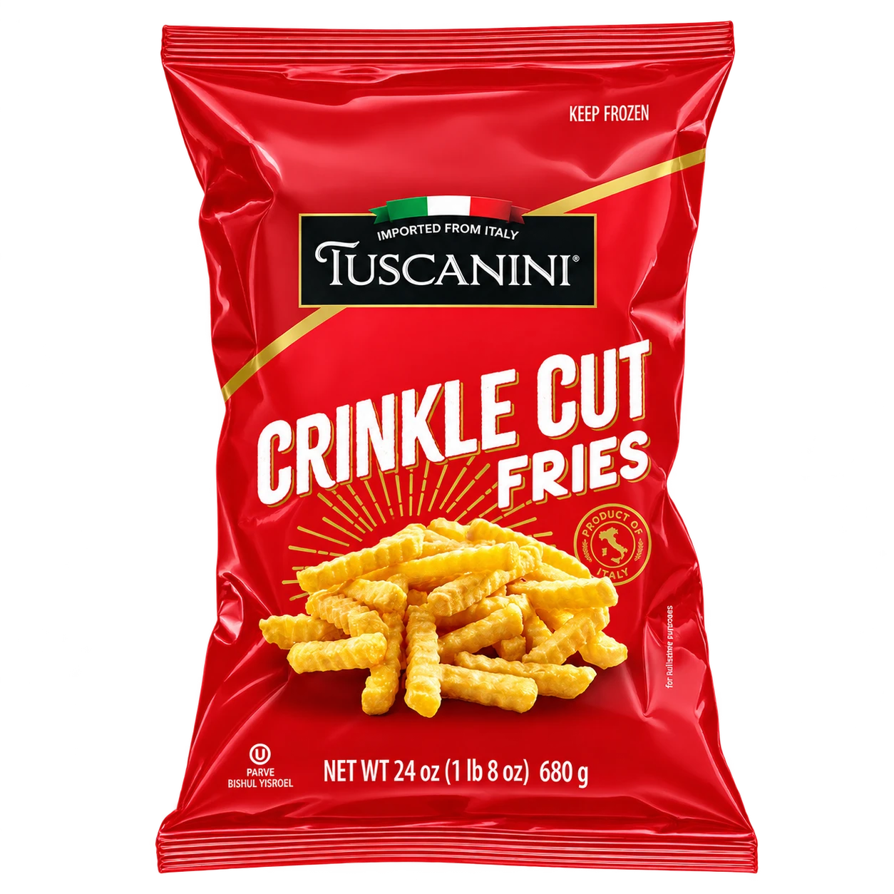 Crinkle Cut Fries — enhanced original product photograph