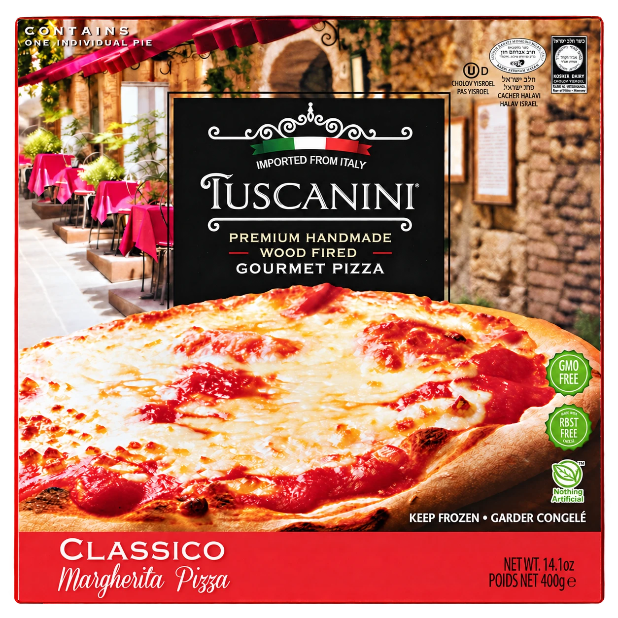 Classico Margherita Pizza — enhanced original product photograph