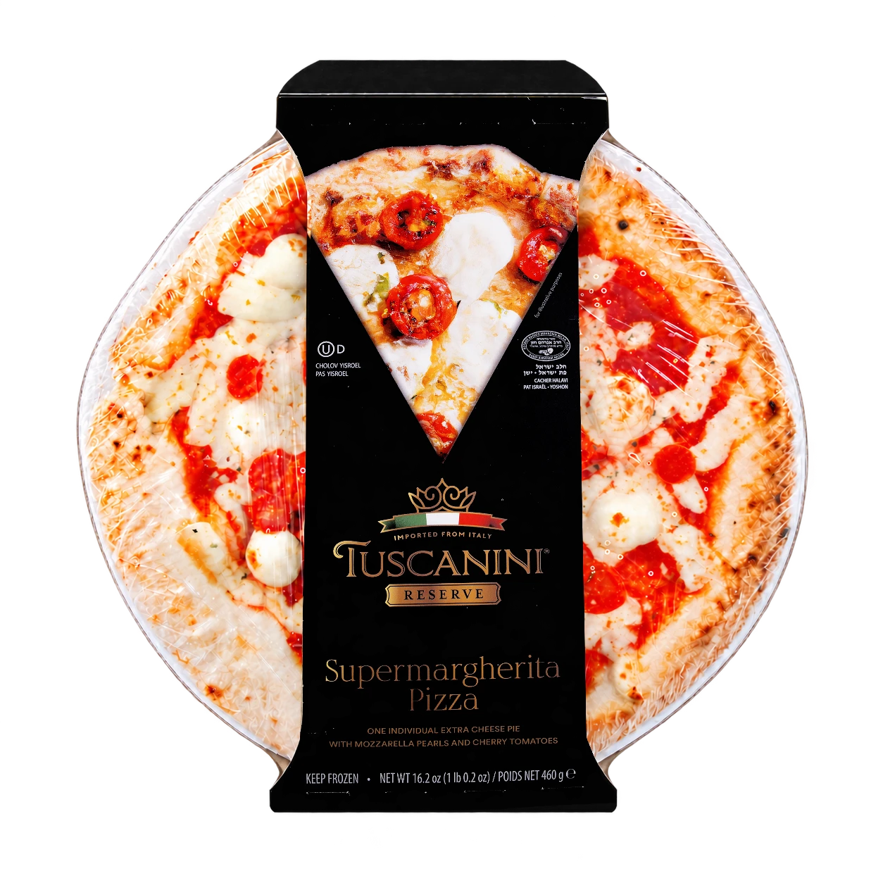 Reserve Supermargherita Pizza — enhanced original product photograph