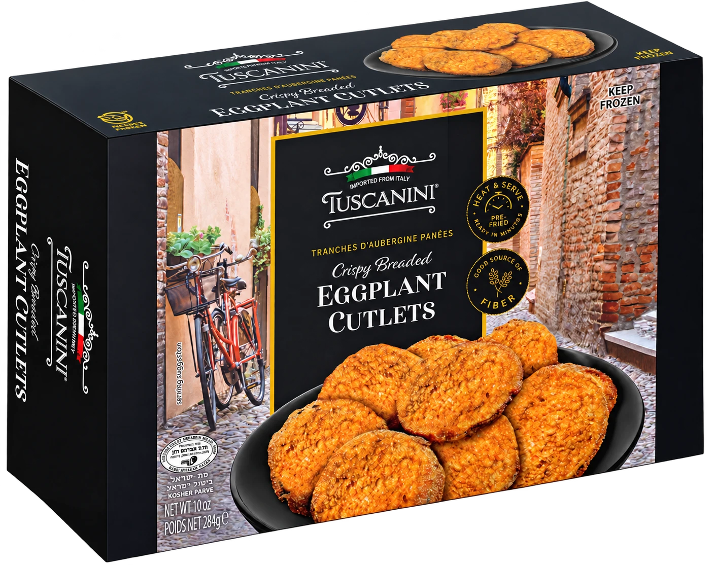 Breaded Eggplant Cutlets — enhanced original product photograph
