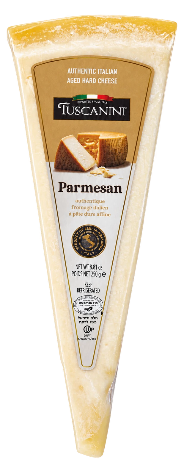 Parmesan Cheese Wedge 8.8oz — enhanced original product photograph