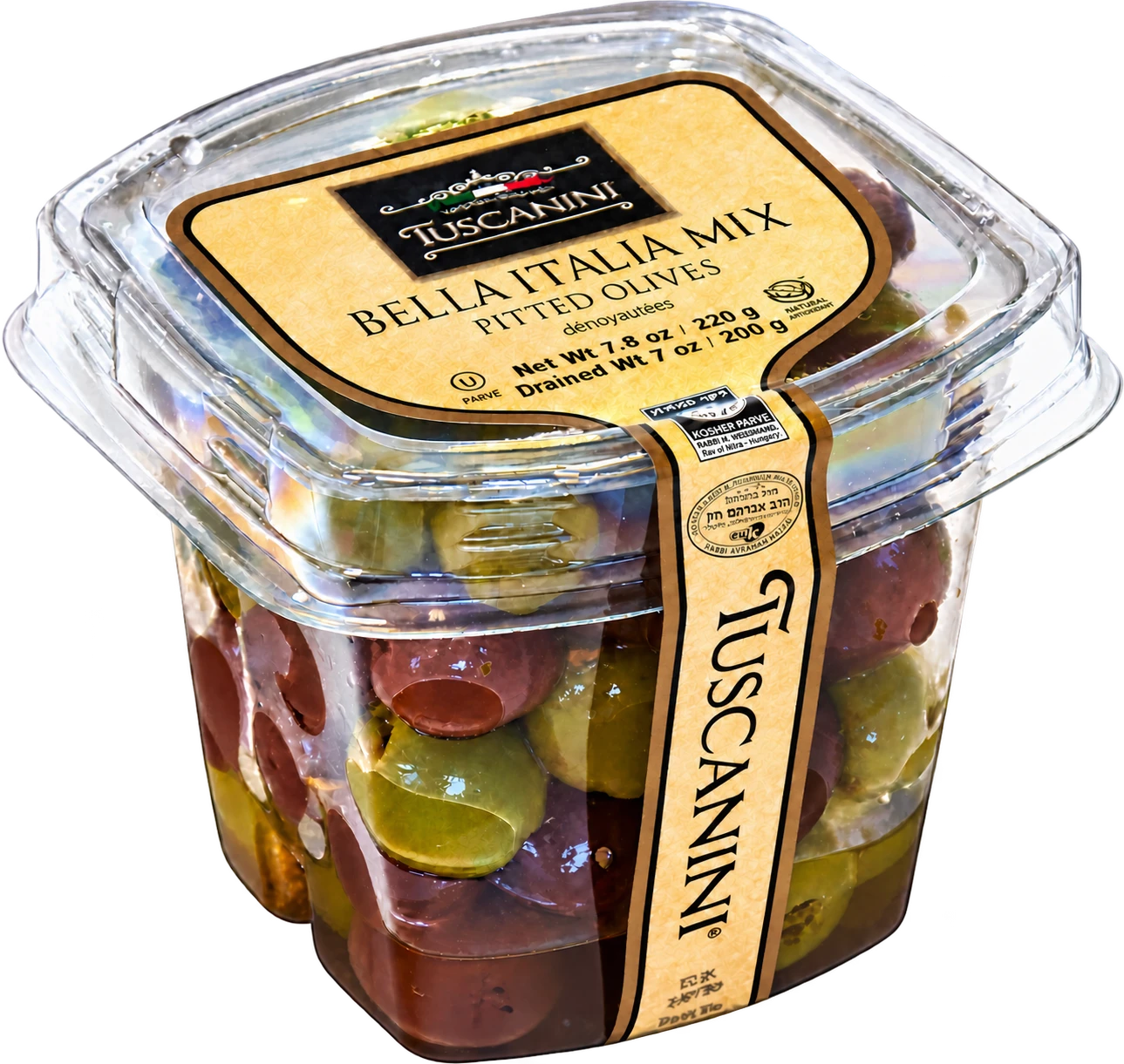 Pitted Bella Italia Mix Olives — enhanced original product photograph