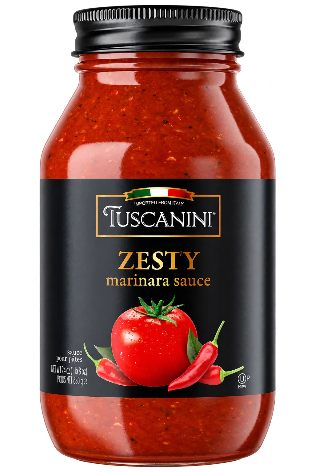 Zesty Marinara Sauce — enhanced original product photograph