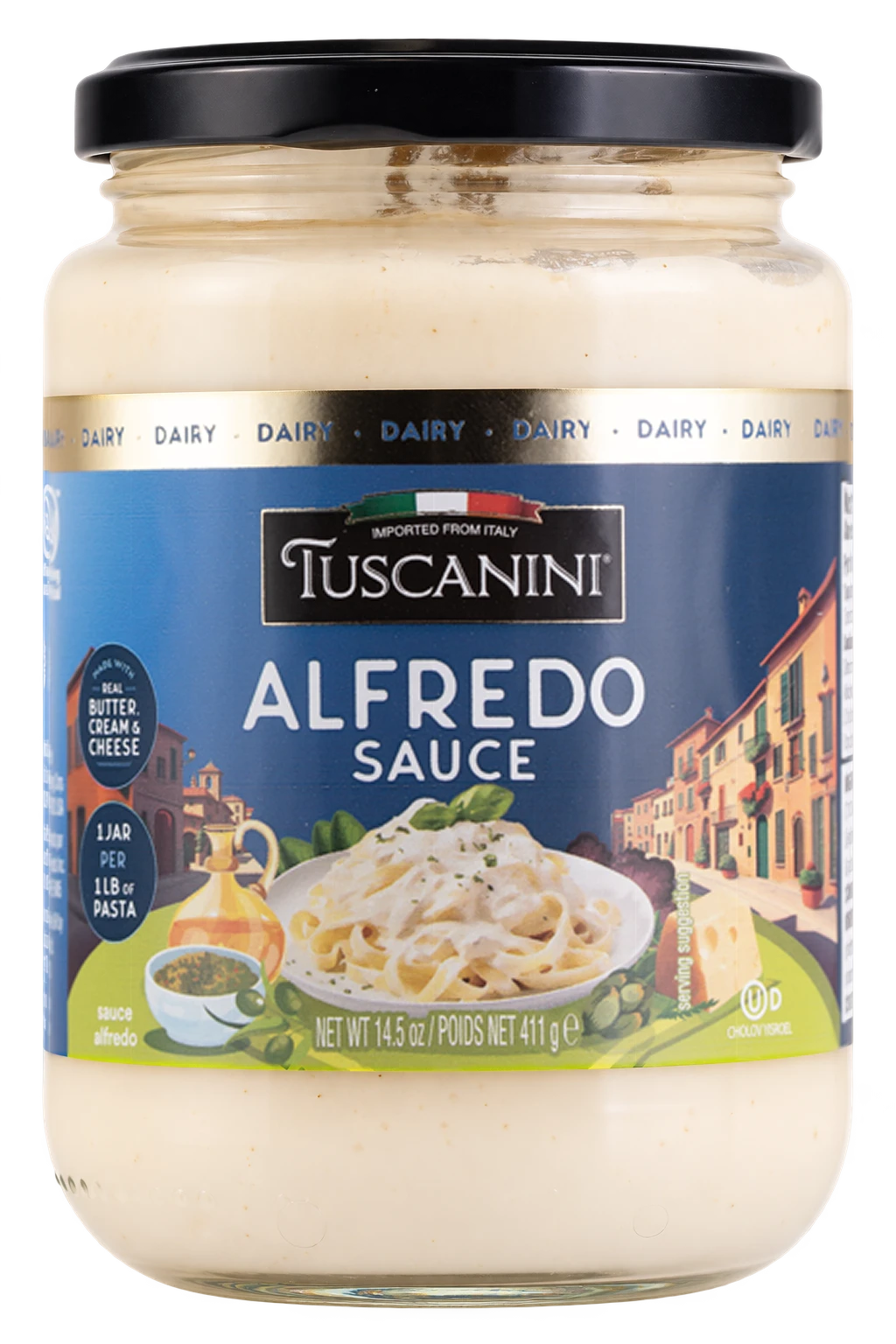 Alfredo Sauce — enhanced original product photograph