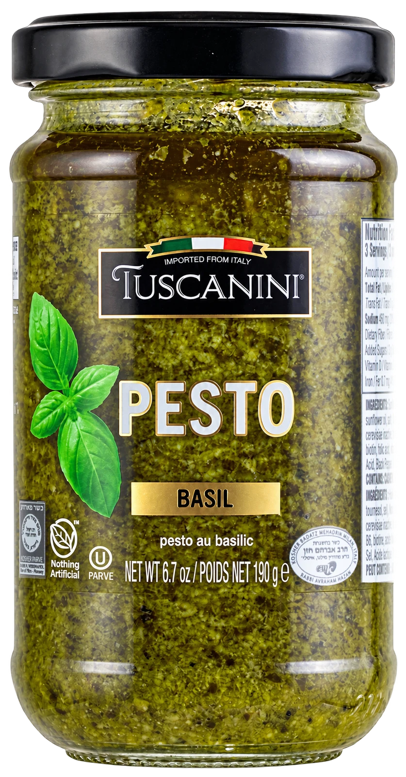 Basil Pesto — enhanced original product photograph
