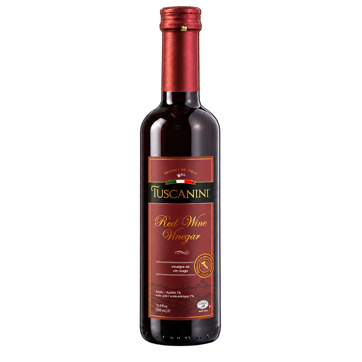 Red Wine Vinegar — enhanced original product photograph