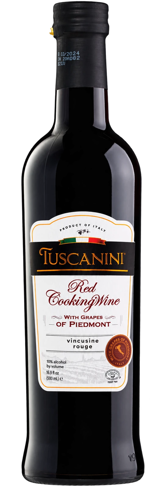Red Cooking Wine — enhanced original product photograph