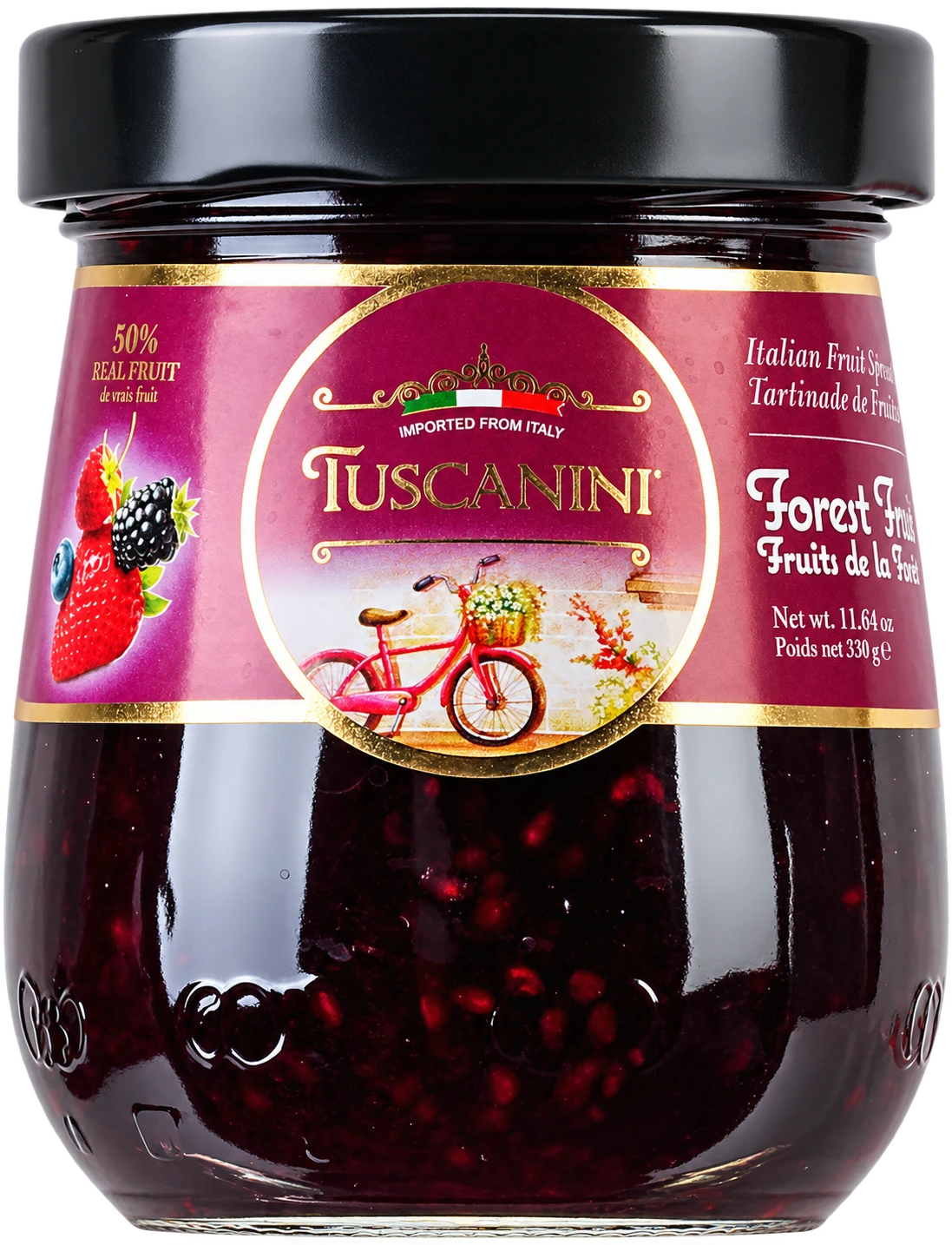 Forest Fruits Fruit Spread Preserves — enhanced original product photograph