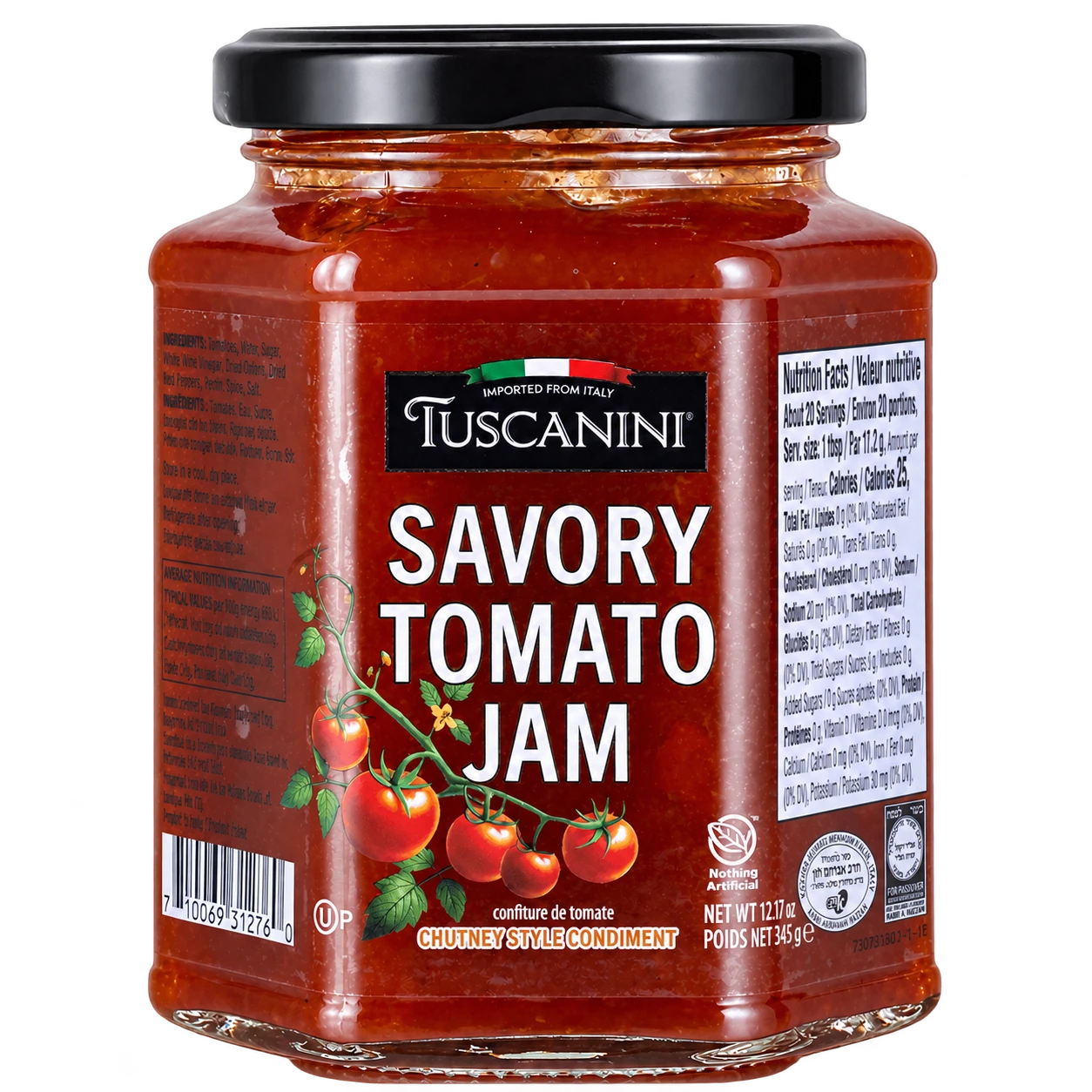 Tomato Savory Jam — enhanced original product photograph