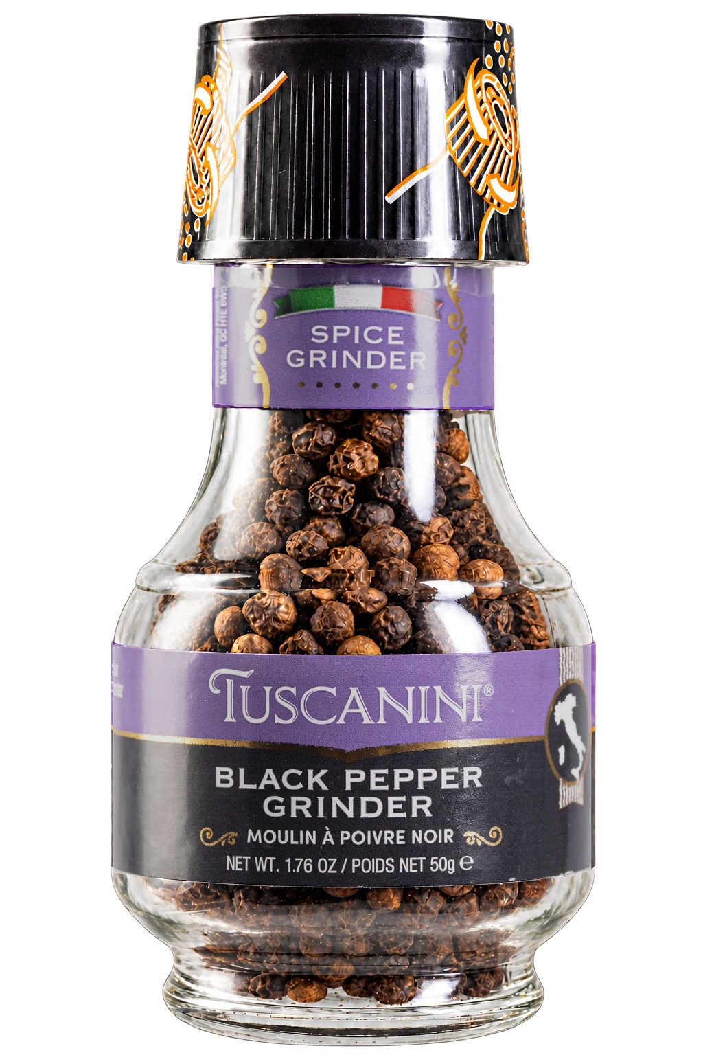 Black Pepper Spice Grinder — enhanced original product photograph