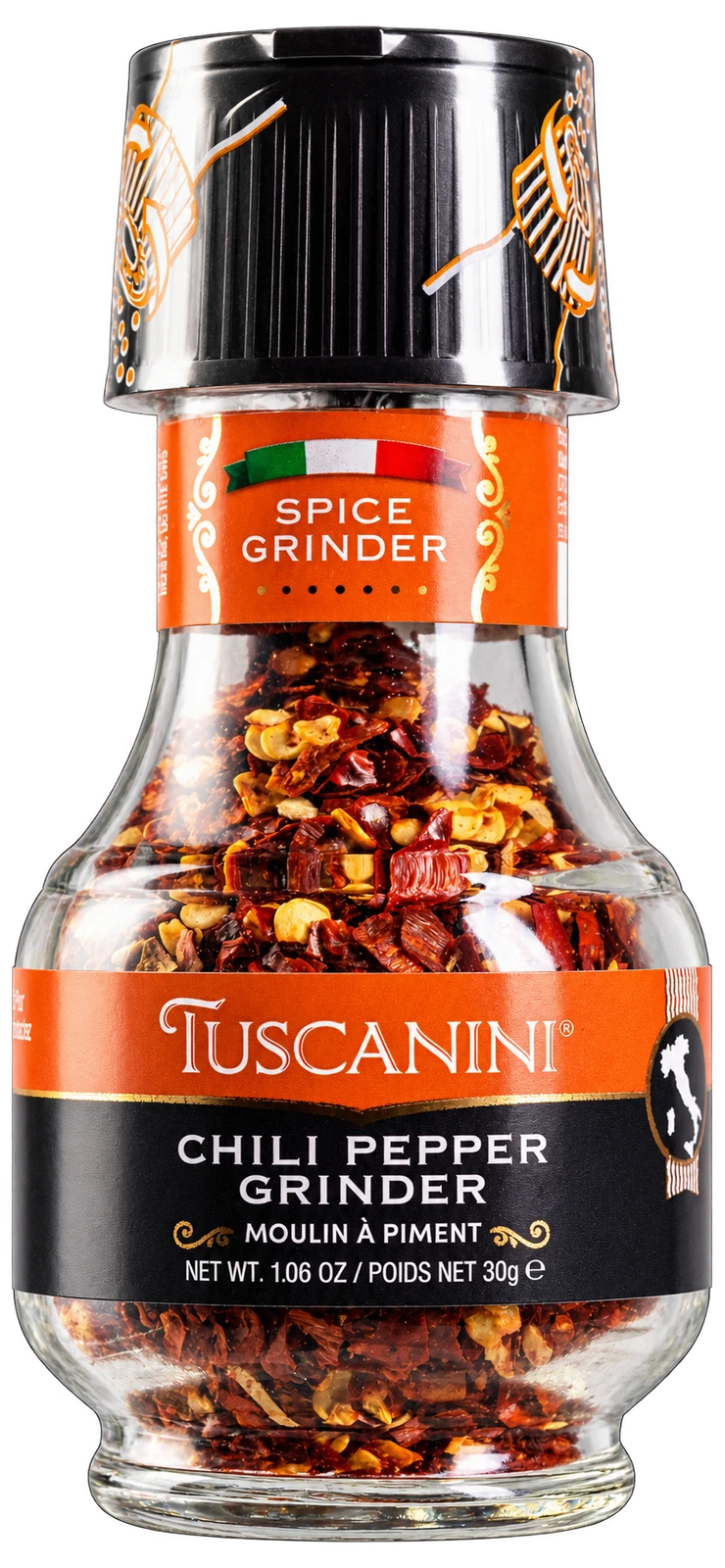 Chili Pepper Spice Grinder — enhanced original product photograph