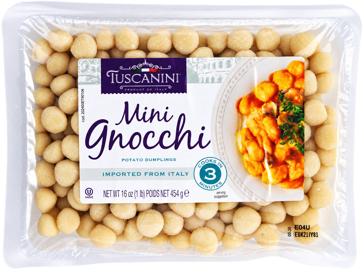 Mini Gnocchi — enhanced original product photograph