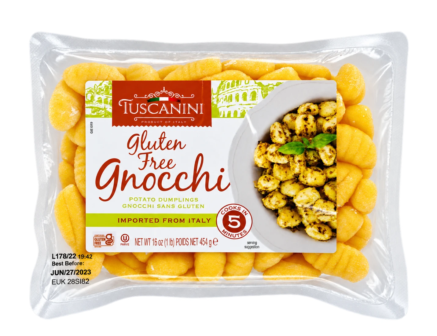 Gluten Free Potato Gnocchi — enhanced original product photograph