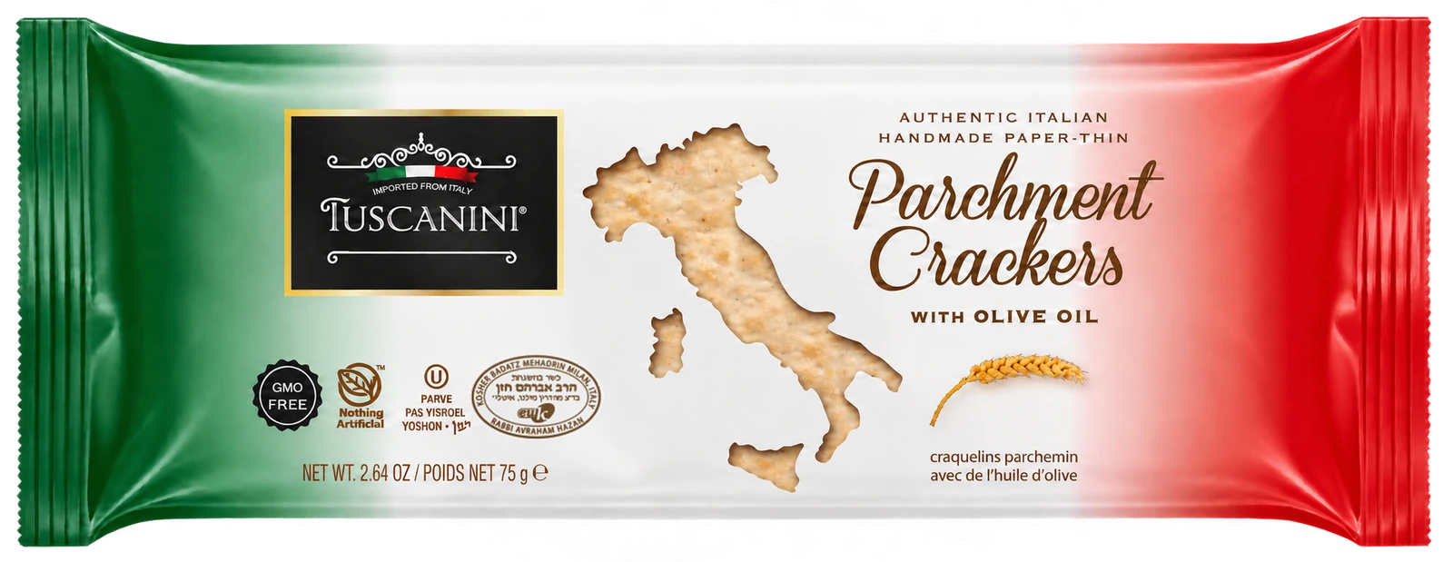 Original Parchment Crackers Small — enhanced original product photograph