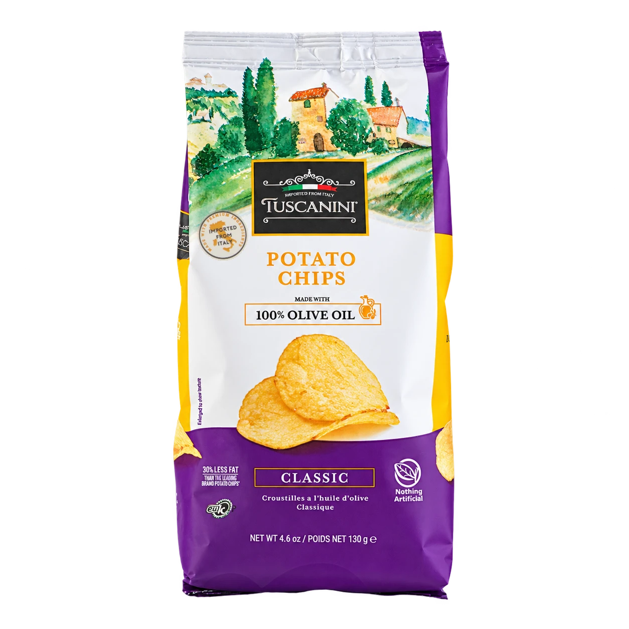 Classic Olive Oil Potato Chips — enhanced original product photograph