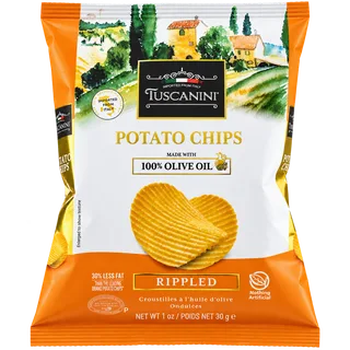 Rippled Potato Chips Snack Bag