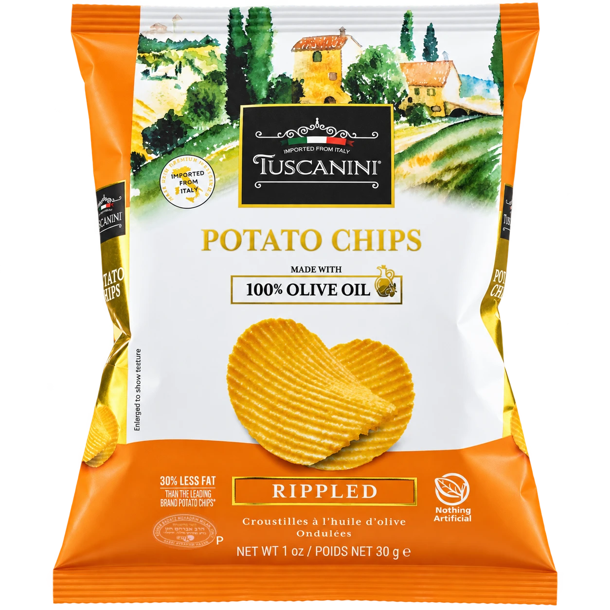 Rippled Potato Chips Snack Bag — enhanced original product photograph