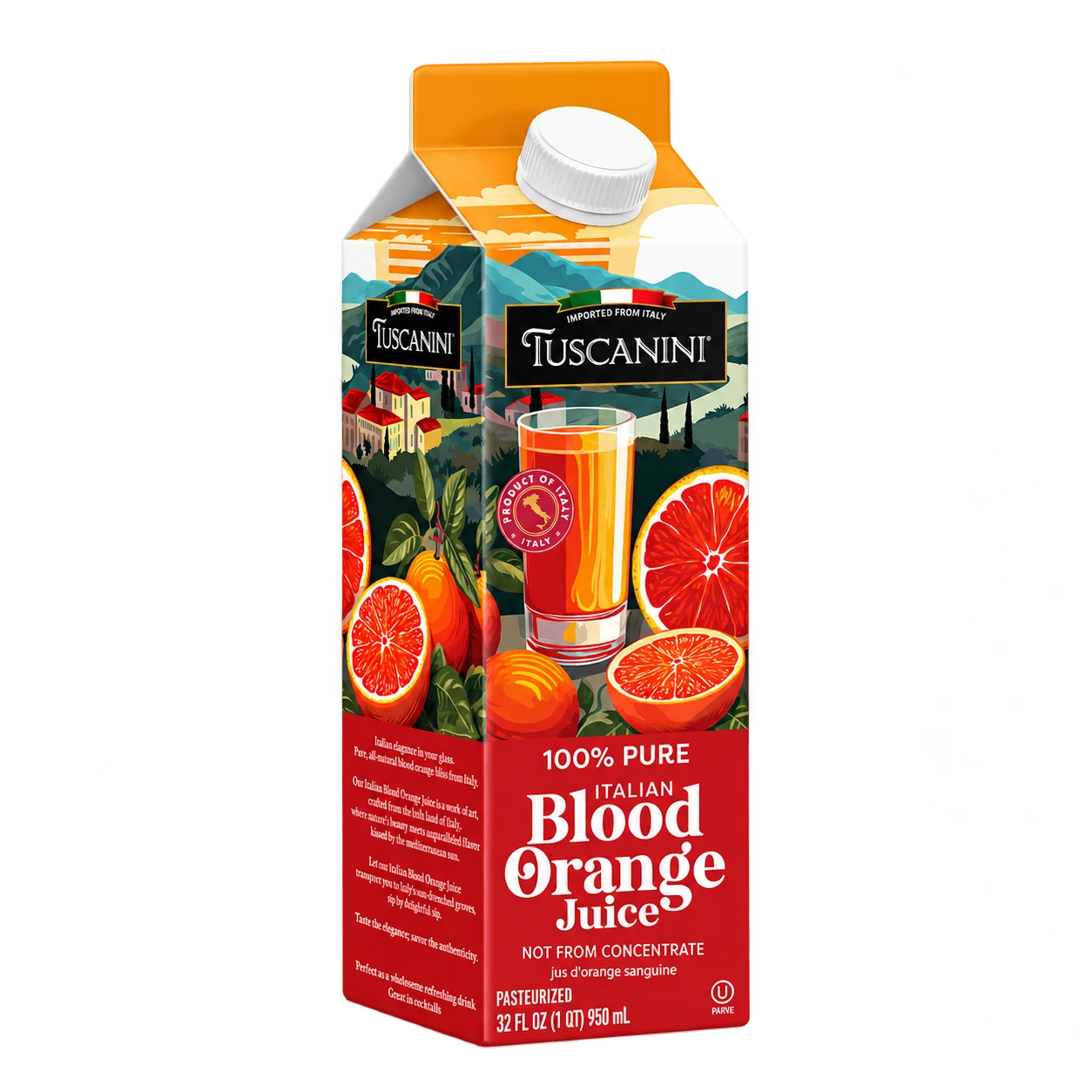 Blood Orange Juice — enhanced original product photograph