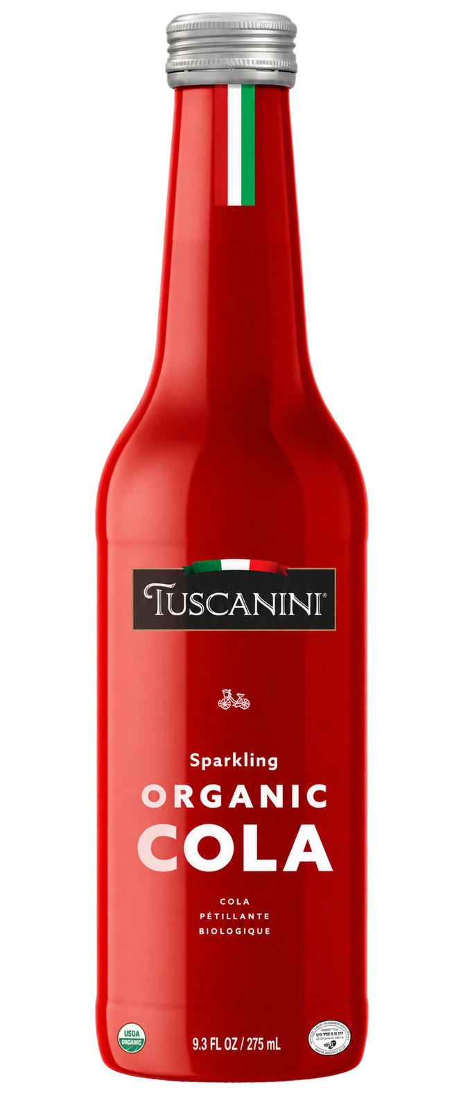 Organic Italian Cola — enhanced original product photograph