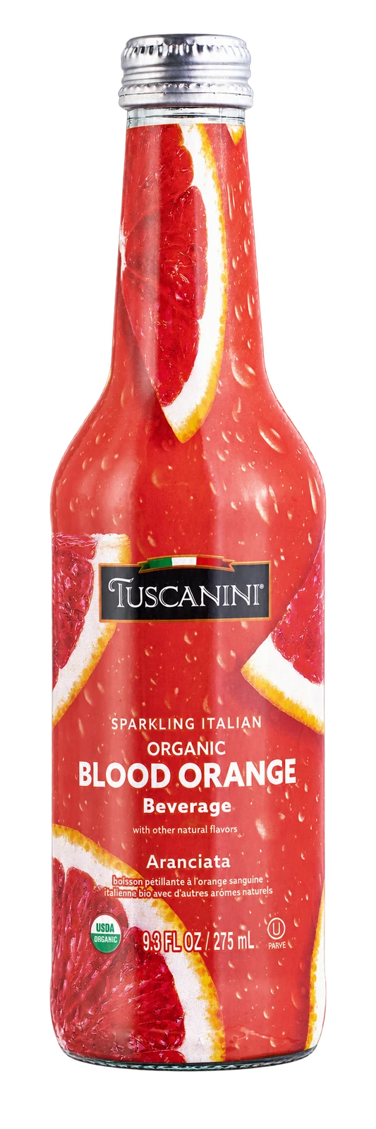 Sparkling Blood Orange Aranciata — enhanced original product photograph