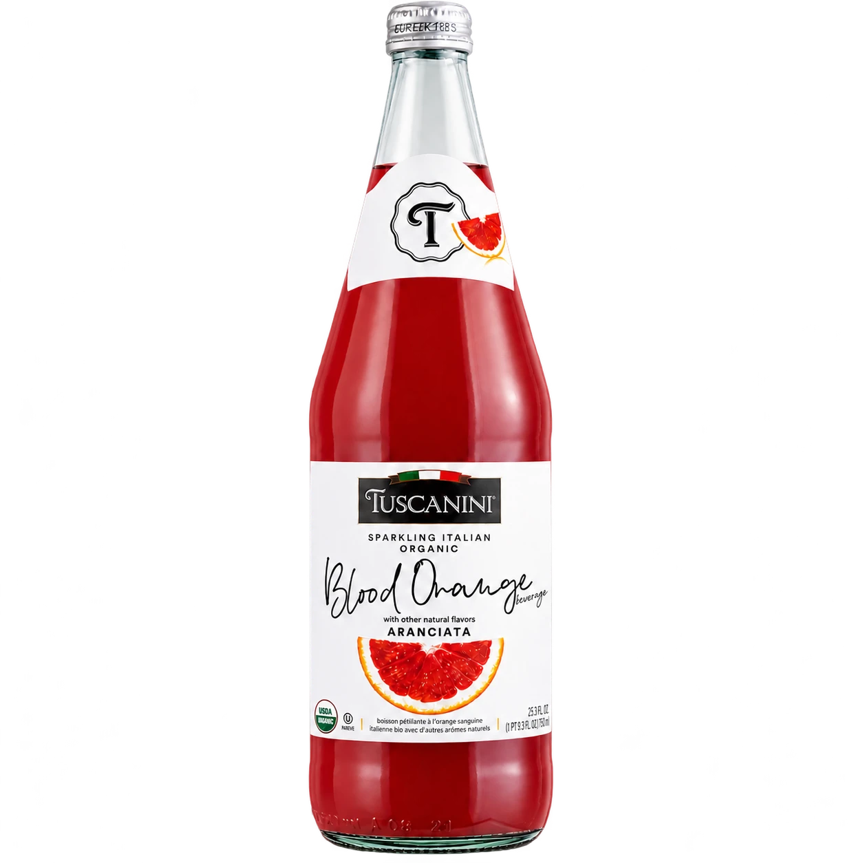 Sparkling Blood Orange Aranciata Large — enhanced original product photograph