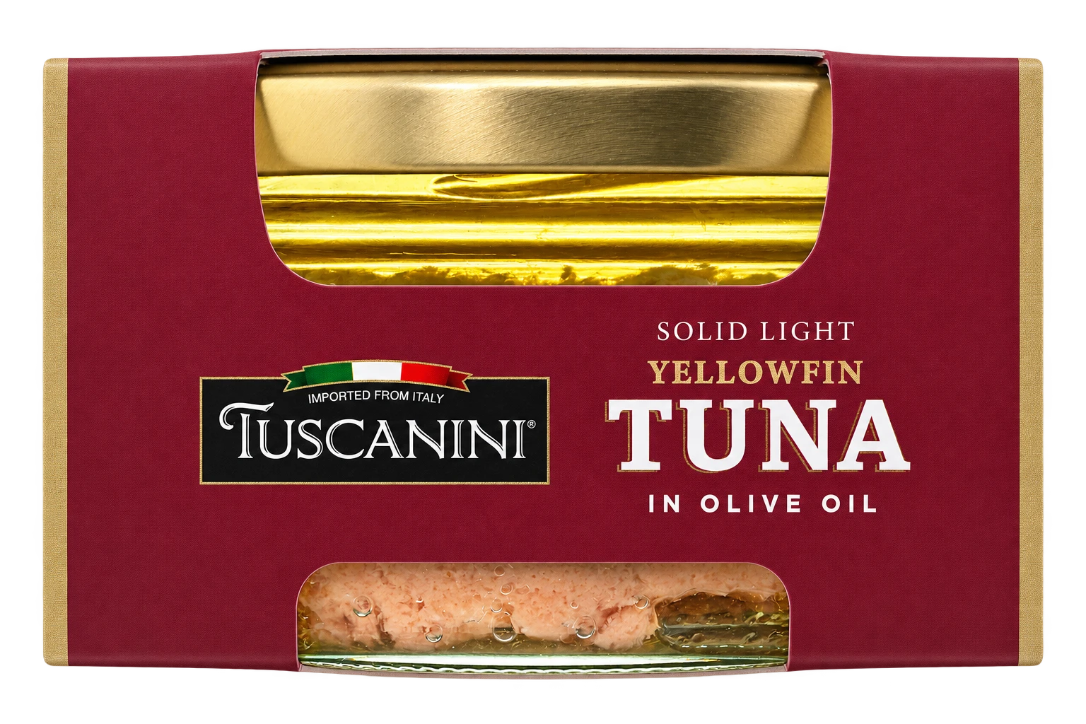 Solid Light Tuna in Olive Oil - Small Jar — enhanced original product photograph