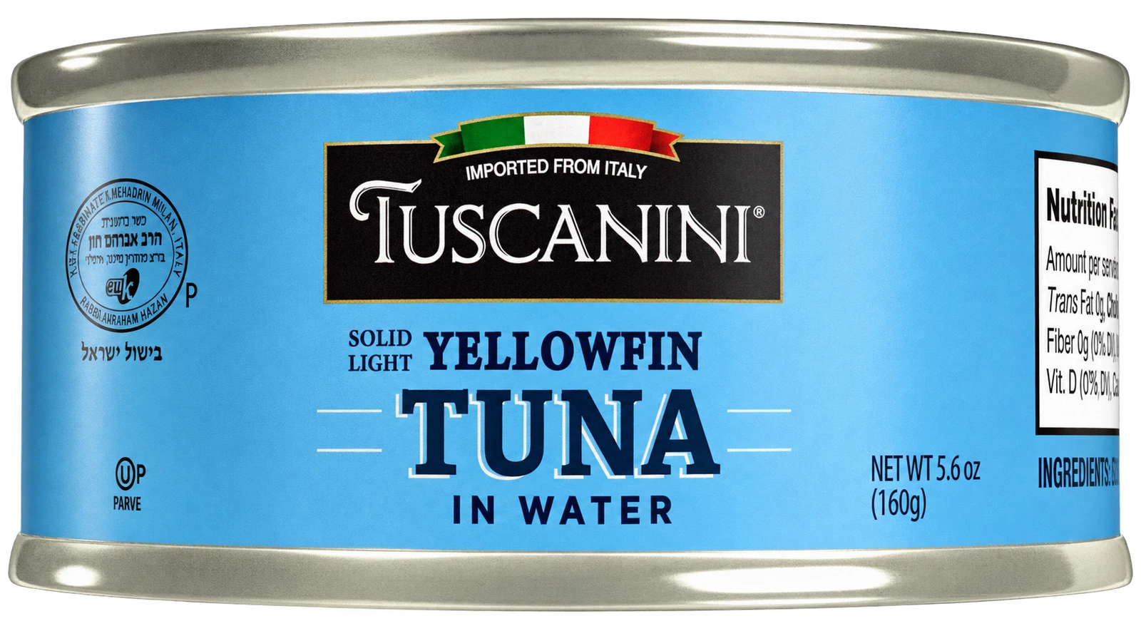 Tuna Solid Light in Water - Can — enhanced original product photograph