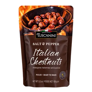 Roasted Chestnuts with Salt & Black Pepper