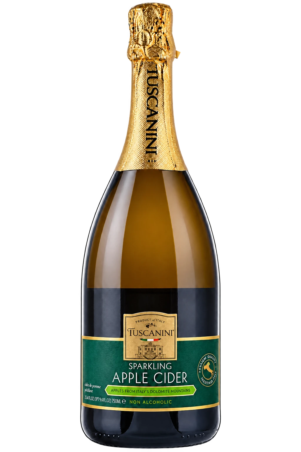 Sparkling Apple Cider — enhanced original product photograph