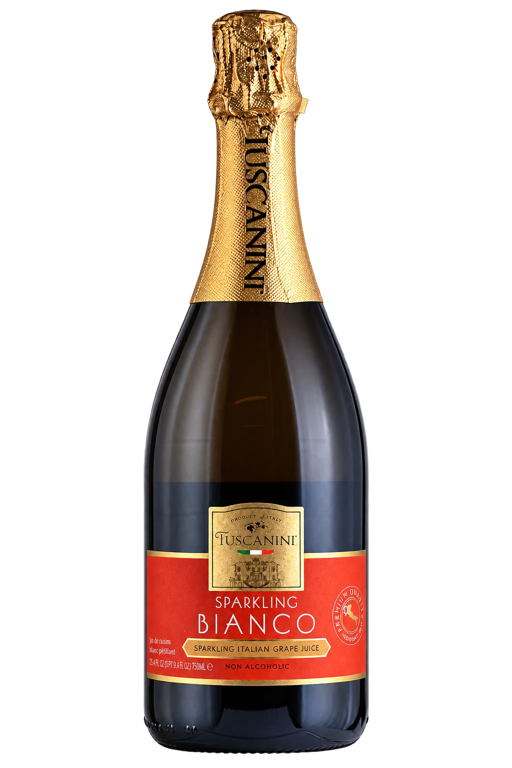 Sparkling Bianco Grape Juice — enhanced original product photograph