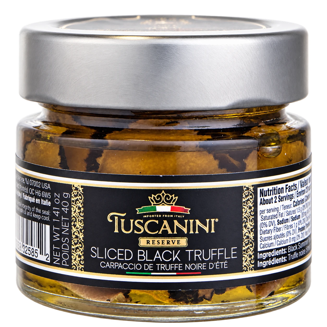 Sliced Black Truffle — enhanced original product photograph
