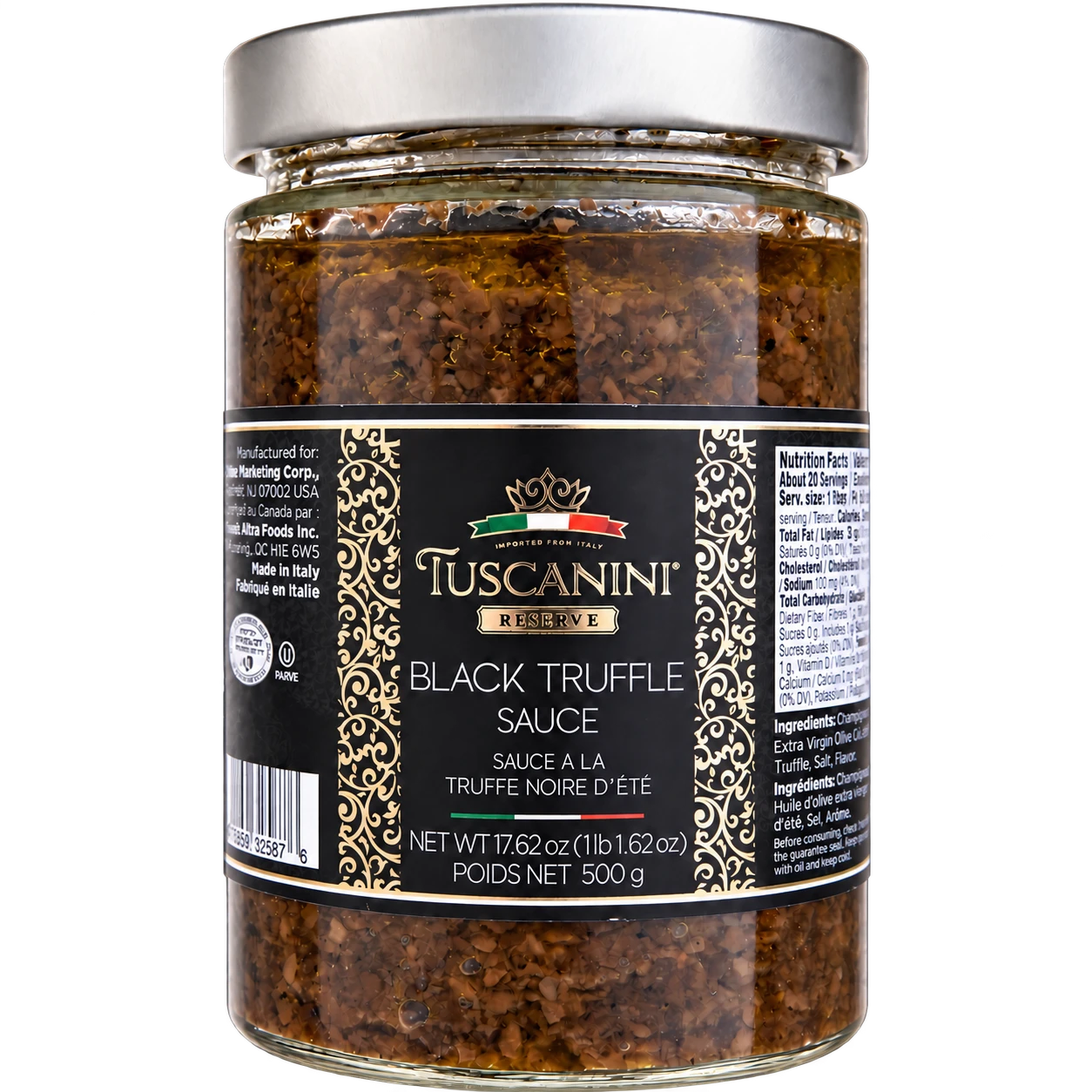 Large Black Truffle Sauce — enhanced original product photograph