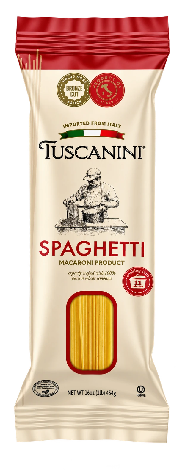 Bronze Cut Spaghetti — enhanced original product photograph