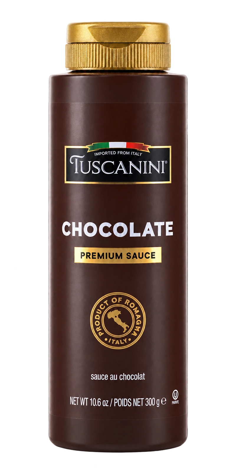 Chocolate Dessert Sauce — enhanced original product photograph