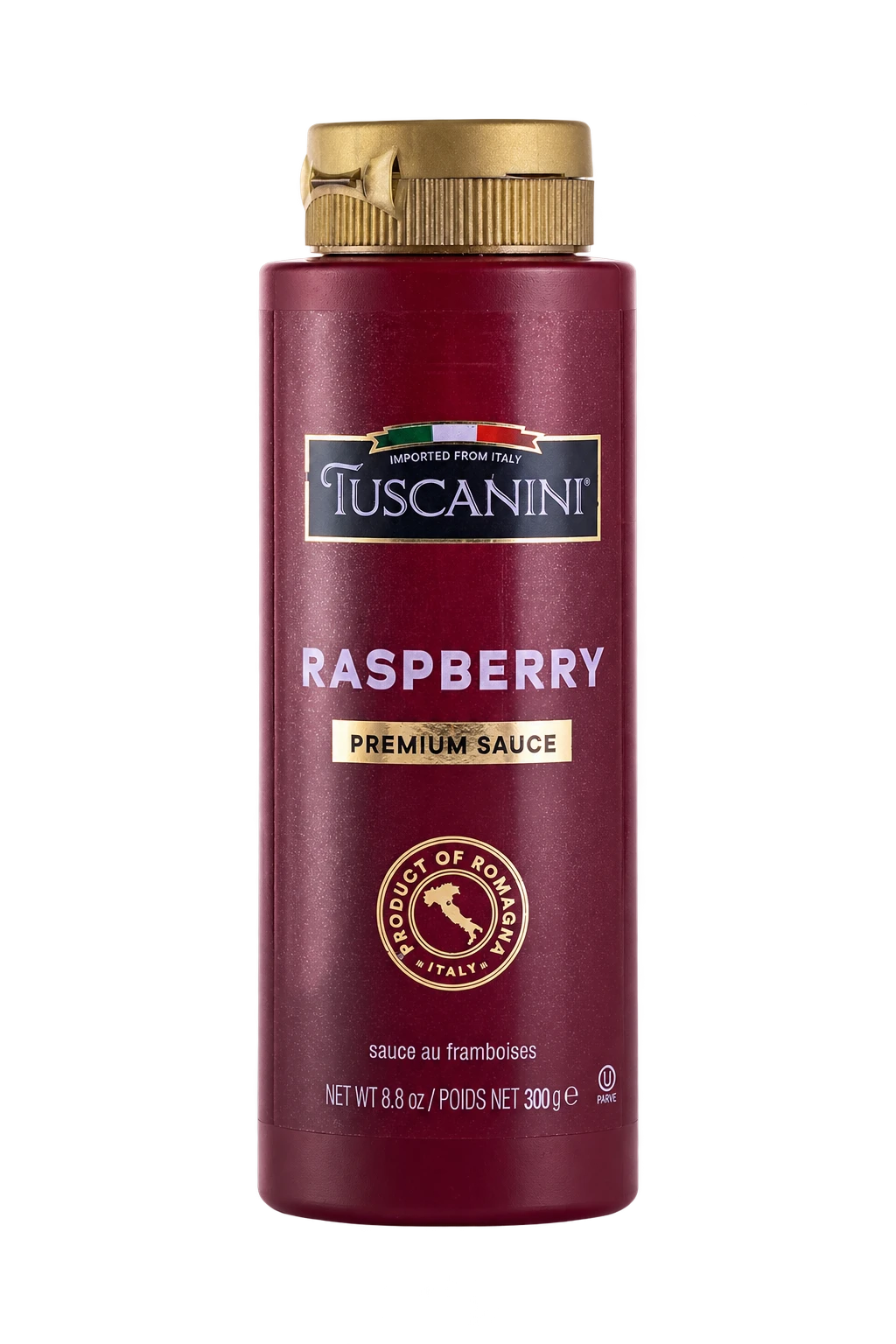 Raspberry Dessert Sauce — enhanced original product photograph